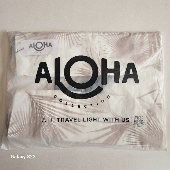 NWT ALOHA Collection Day Palms Day Tripper Rose Gold - Picture 3 of 5